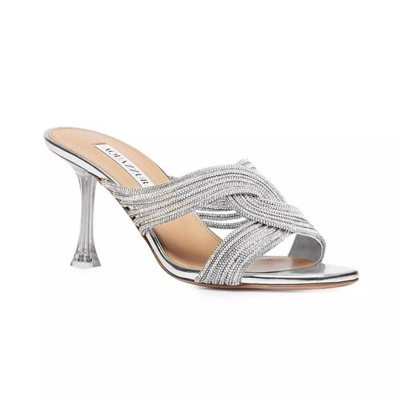 Aquazzura Gatsby Embellished Mules size 38